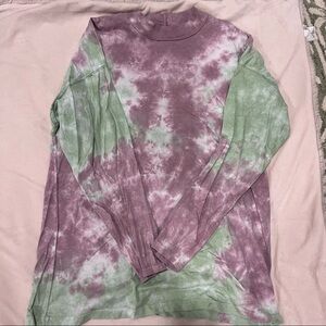 We The Free Long Sleeve Mockneck Oversized Tshirt